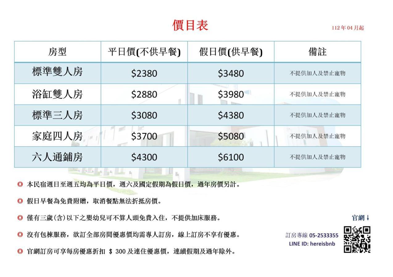 Here Homestay Zhongpu Zewnętrze zdjęcie